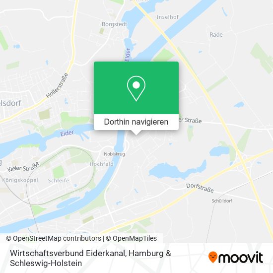 Wirtschaftsverbund Eiderkanal Karte