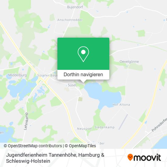 Jugendferienheim Tannenhöhe Karte
