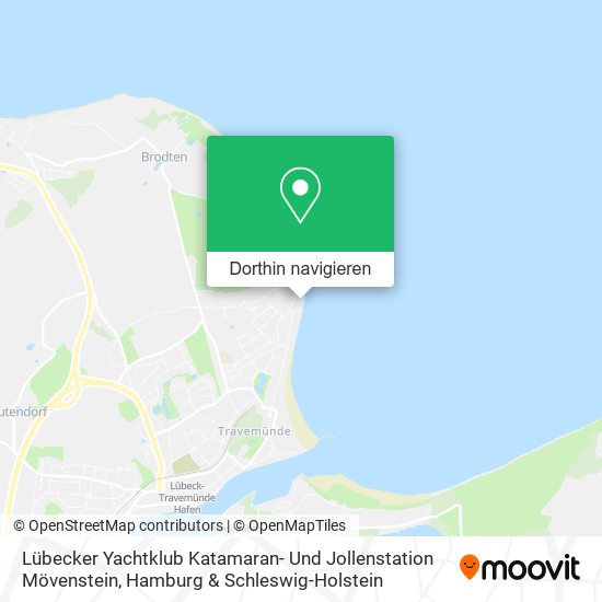 Lübecker Yachtklub Katamaran- Und Jollenstation Mövenstein Karte