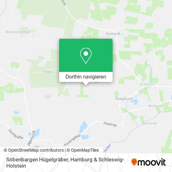 Söbenbargen Hügelgräber Karte