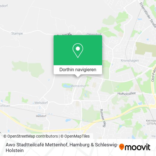 Awo Stadtteilcafé Mettenhof Karte