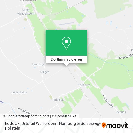 Eddelak, Ortsteil Warferdonn Karte