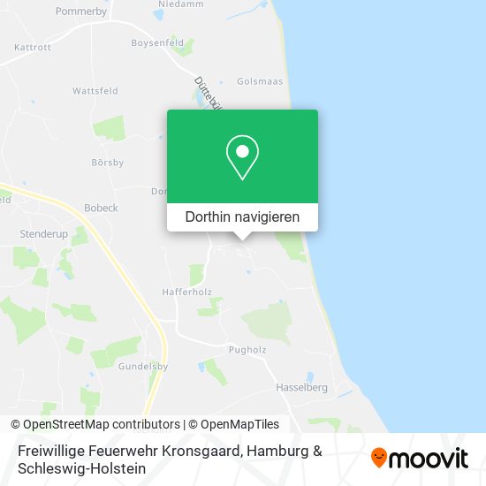 Freiwillige Feuerwehr Kronsgaard Karte