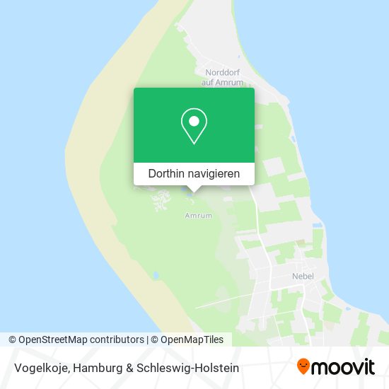 Vogelkoje Karte