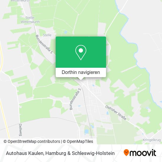 Autohaus Kaulen Karte