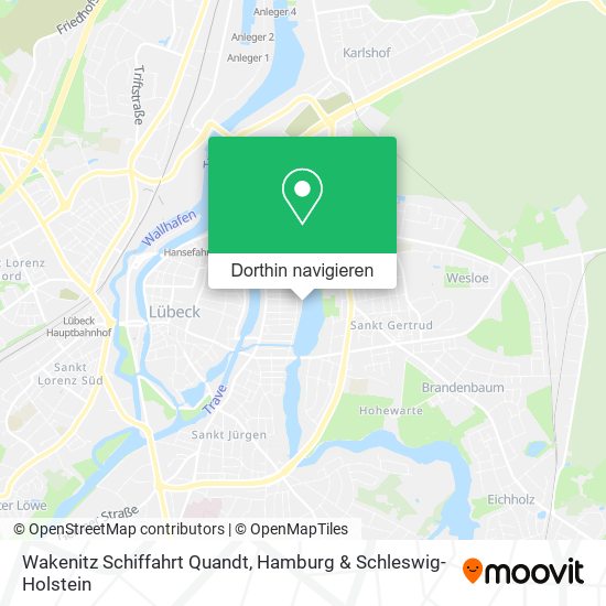 Wakenitz Schiffahrt Quandt Karte