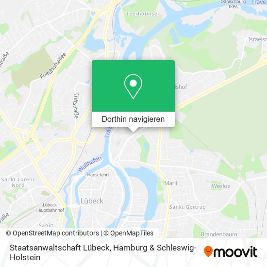 Staatsanwaltschaft Lübeck Karte