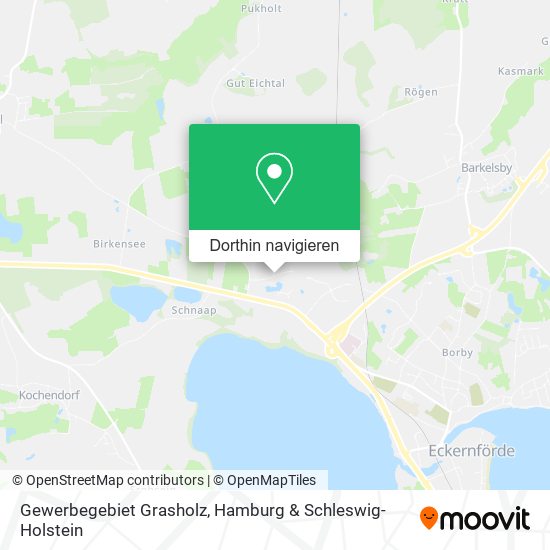 Gewerbegebiet Grasholz Karte