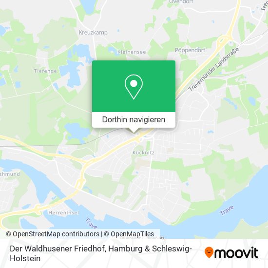 Der Waldhusener Friedhof Karte