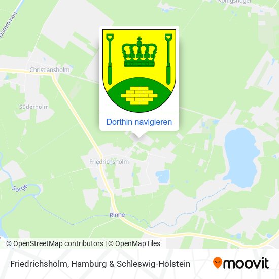 Friedrichsholm Karte