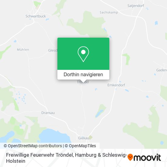 Freiwillige Feuerwehr Tröndel Karte