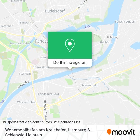 Wohnmobilhafen am Kreishafen Karte