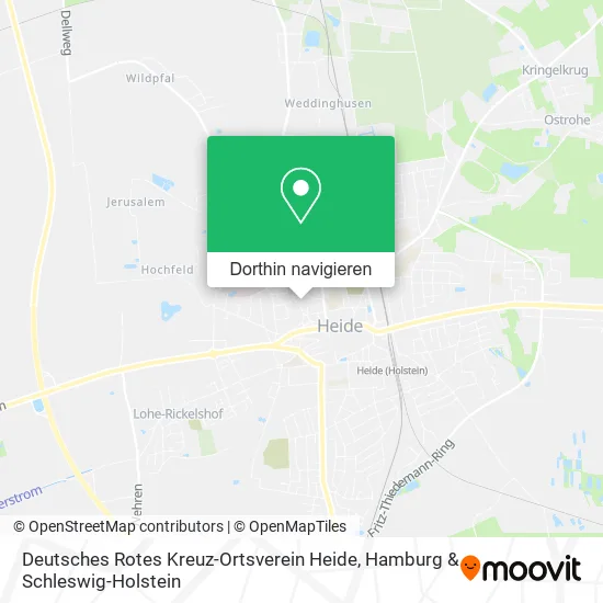 Deutsches Rotes Kreuz-Ortsverein Heide Karte