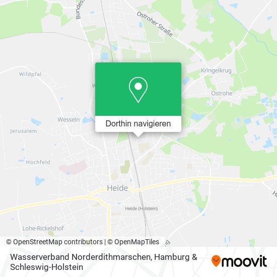 Wasserverband Norderdithmarschen Karte