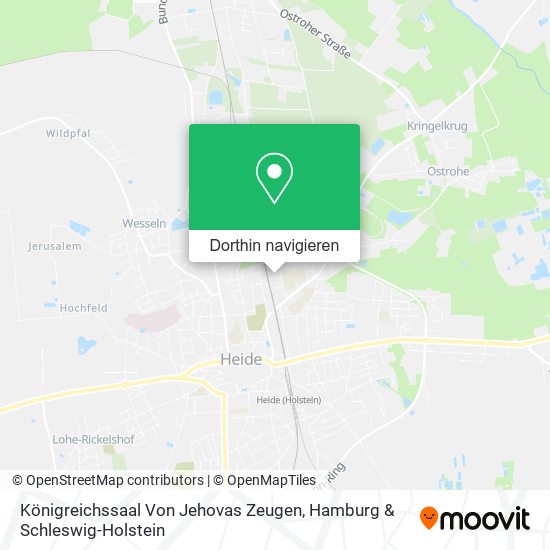 Königreichssaal Von Jehovas Zeugen Karte