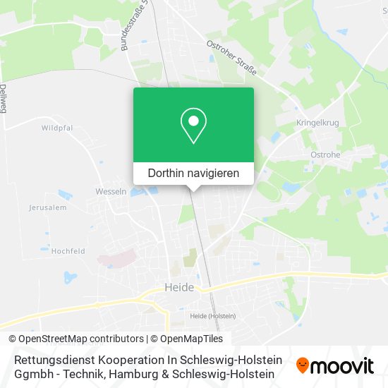Rettungsdienst Kooperation In Schleswig-Holstein Ggmbh - Technik Karte