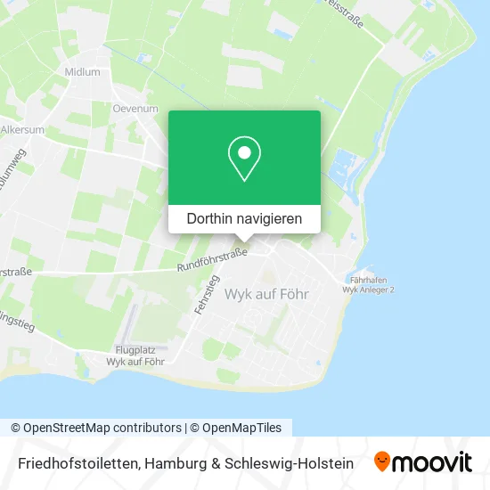 Friedhofstoiletten Karte