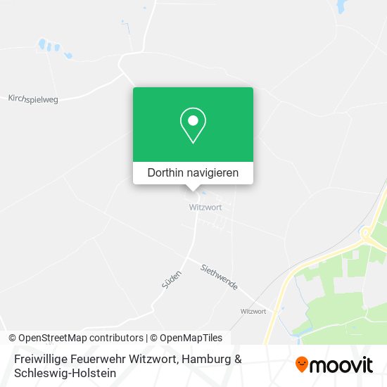 Freiwillige Feuerwehr Witzwort Karte