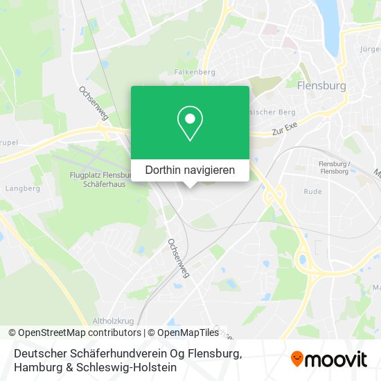 Deutscher Schäferhundverein Og Flensburg Karte
