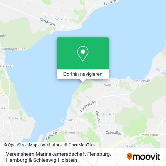 Vereinsheim Marinekameradschaft Flensburg Karte