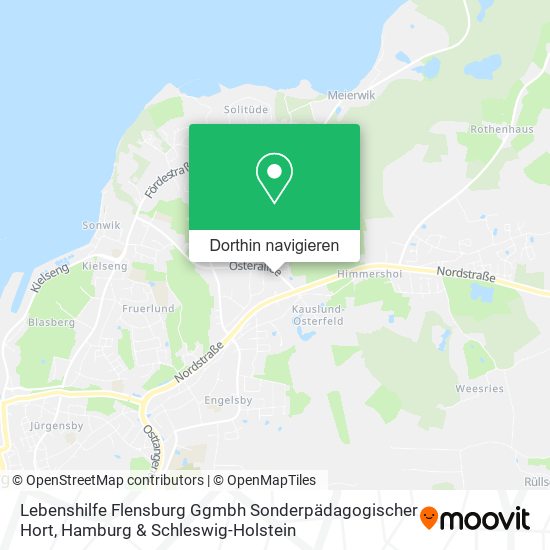 Lebenshilfe Flensburg Ggmbh Sonderpädagogischer Hort Karte