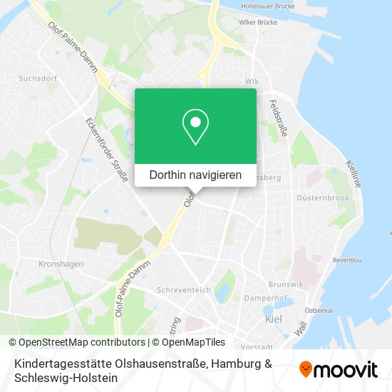 Kindertagesstätte Olshausenstraße Karte