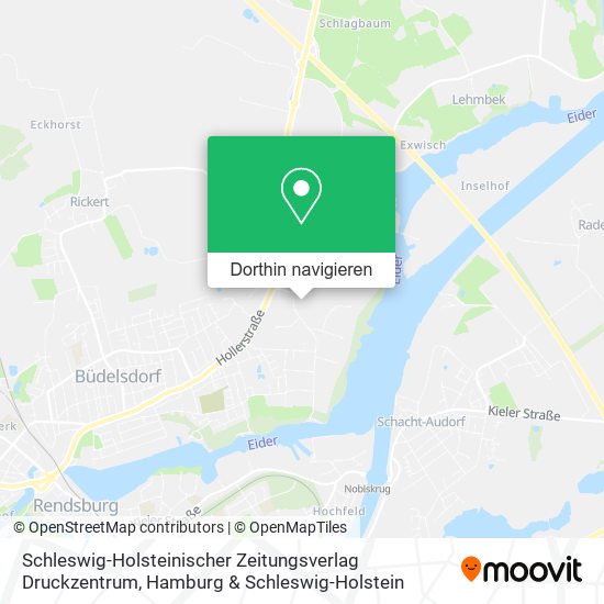 Schleswig-Holsteinischer Zeitungsverlag Druckzentrum Karte