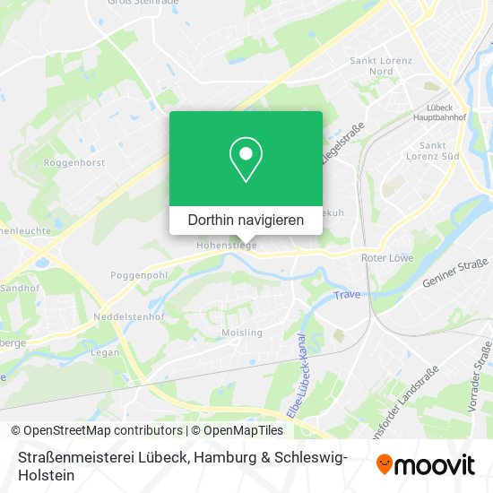 Straßenmeisterei Lübeck Karte