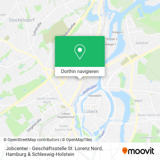Jobcenter - Geschäftsstelle St. Lorenz Nord Karte