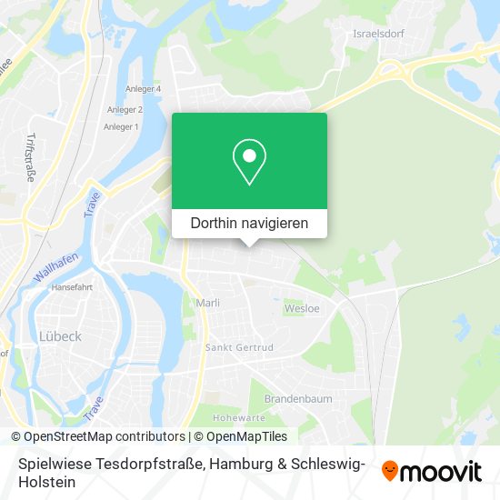 Spielwiese Tesdorpfstraße Karte