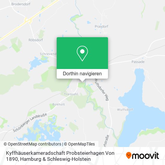 Kyffhäuserkameradschaft Probsteierhagen Von 1890 Karte