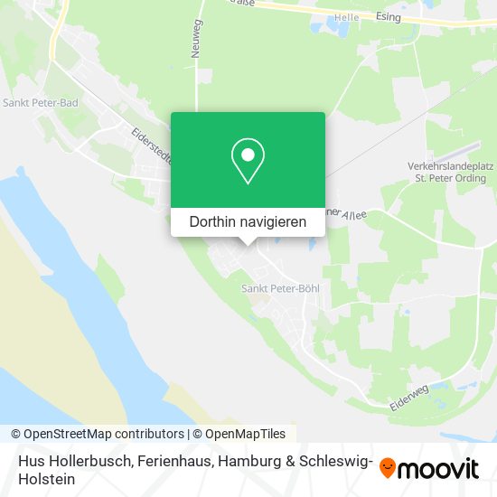 Hus Hollerbusch, Ferienhaus Karte