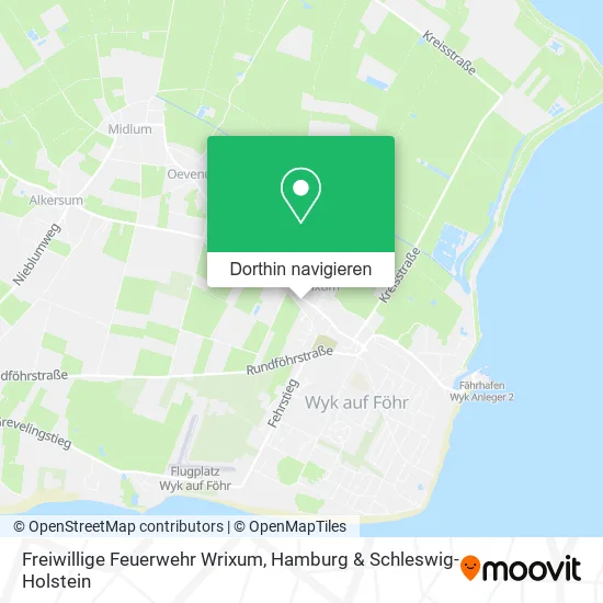 Freiwillige Feuerwehr Wrixum Karte