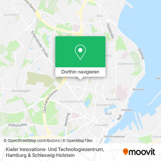 Kieler Innovations- Und Technologiezentrum Karte