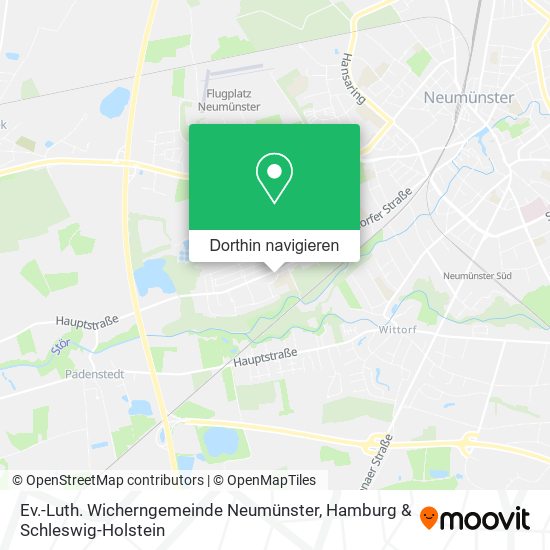 Ev.-Luth. Wicherngemeinde Neumünster Karte