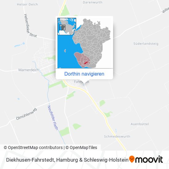 Diekhusen-Fahrstedt Karte