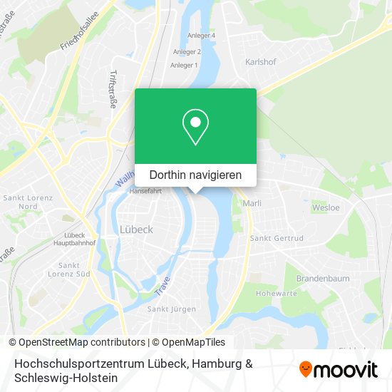 Hochschulsportzentrum Lübeck Karte