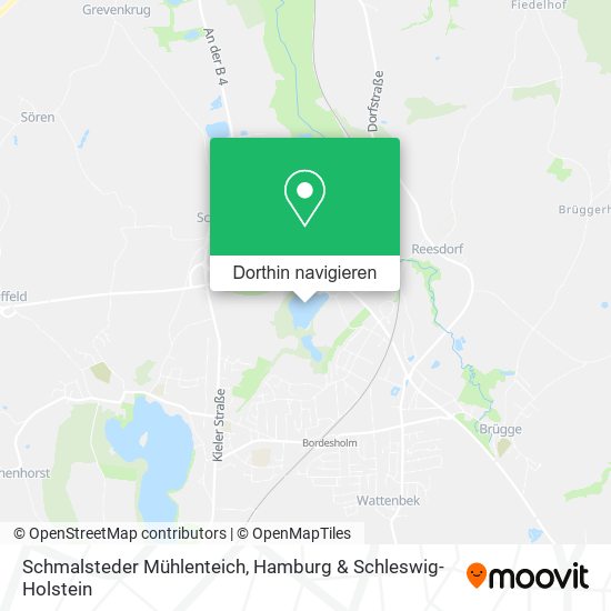 Schmalsteder Mühlenteich Karte