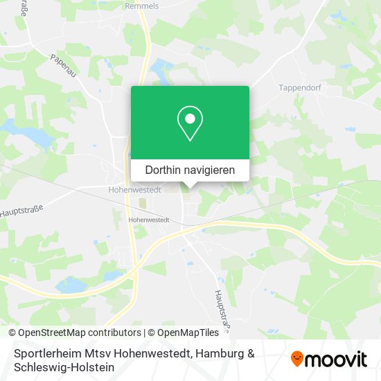 Sportlerheim Mtsv Hohenwestedt Karte