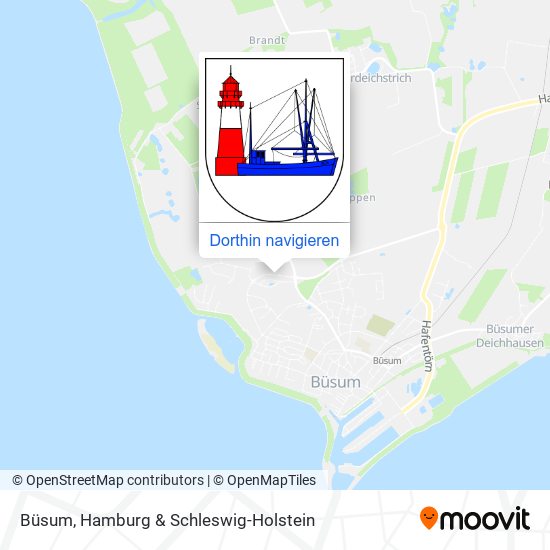 Büsum Karte