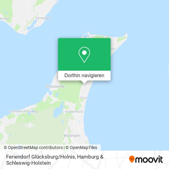 Feriendorf Glücksburg/Holnis Karte