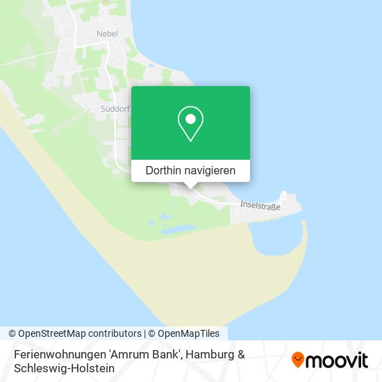 Ferienwohnungen 'Amrum Bank' Karte