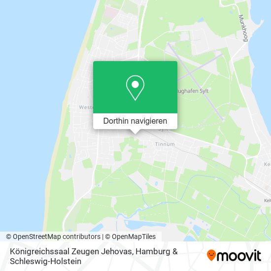 Königreichssaal Zeugen Jehovas Karte