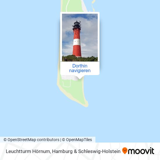 Leuchtturm Hörnum Karte