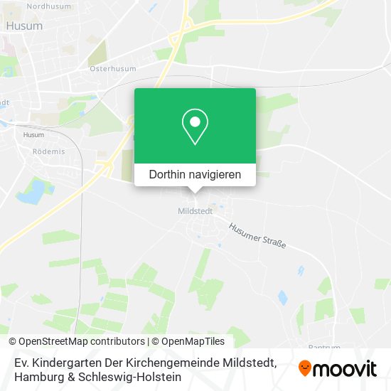 Ev. Kindergarten Der Kirchengemeinde Mildstedt Karte