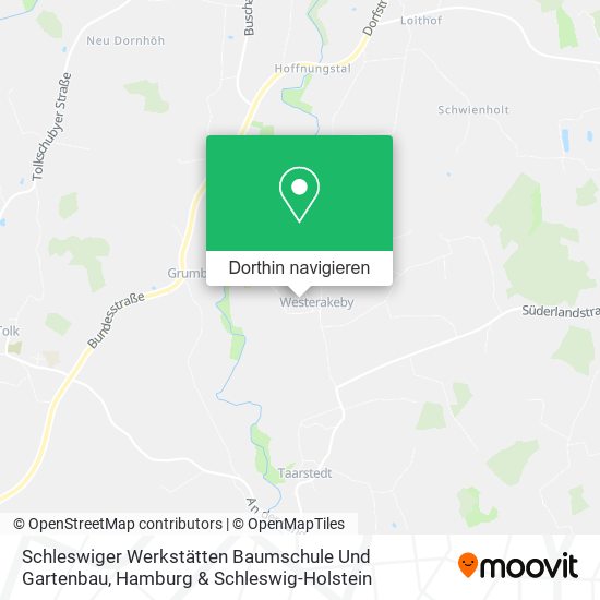Schleswiger Werkstätten Baumschule Und Gartenbau Karte