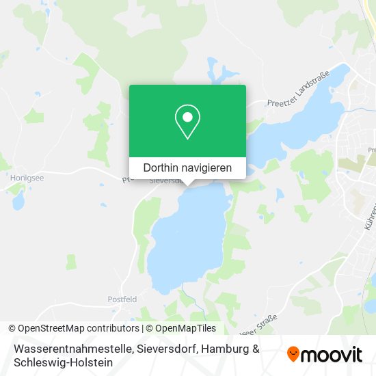 Wasserentnahmestelle, Sieversdorf Karte