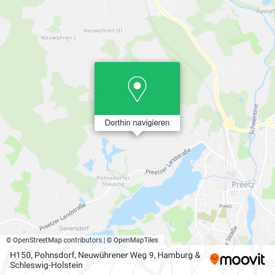 H150, Pohnsdorf, Neuwührener Weg 9 Karte