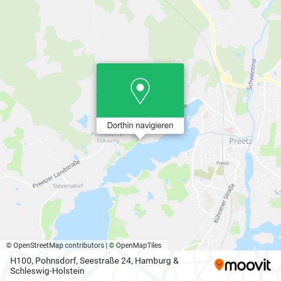 H100, Pohnsdorf, Seestraße 24 Karte