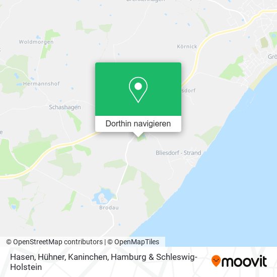 Hasen, Hühner, Kaninchen Karte